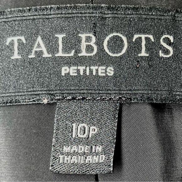 Talbots Three Button Blazer in Dark Black Women’s 10P - Picture 4 of 5